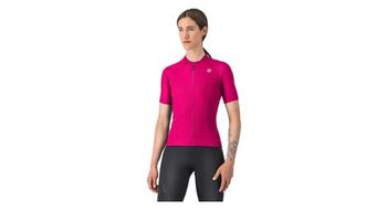 Maillot de manga corta rosa castelli libera 2 para mujer