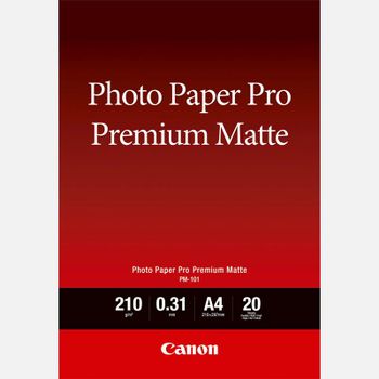 Canon PM-101 Premium A4 Matte Photo Paper 20 sheets - 8657B005