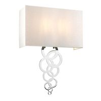 aplique de pared rosa 2 luces