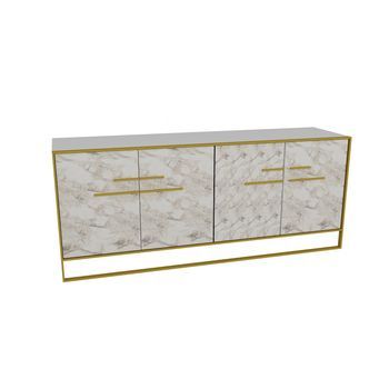 Aparador Polka Blanco Oro