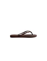 chanclas havaianas slim glitter ii mujer marron