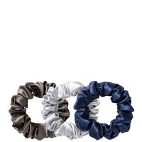 slip silk large scrunchies various colours - midnight