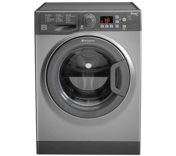 Hotpoint WMFUG742G Smart Washing Machine - Graphite, Graphite