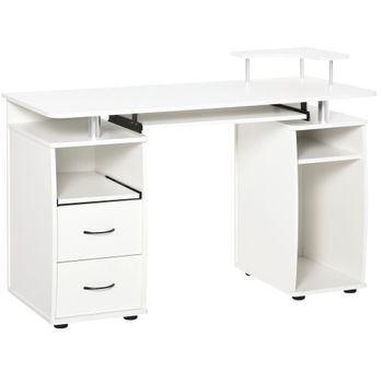 Mesa de ordenador 120x55x85 cm blanco