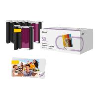 impresora sublimacion 2x3 liene con papel adhesivo y 5 cartuchos tinta