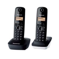 panasonic kx-tg1612 duo telefono inalambrico dect negro