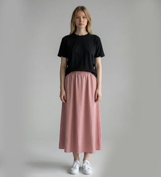 Marella para mujer. 2613101104200 Falda Mlsbella rosa (42), Casual, Seda