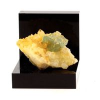 fluoritis blanca y verde  cuarzo de francia haute -loire langanac - pierre y mineral raro coleccion de sylvain desfarge  1012 ct - certificado