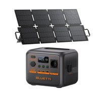 kit bluetti premium 50ac50p con panel solar 130w - 504wh generador solar 1x700w