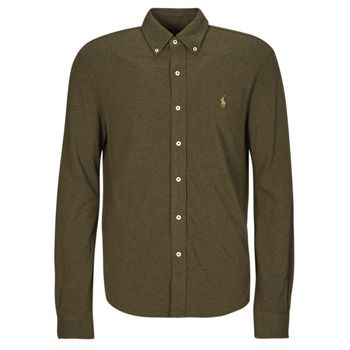 Polo Ralph Lauren Camisa manga larga CAMISA AJUSTADA CON CUELLO ABOTONADO EN POLO FEATHERWEIGHT para hombre