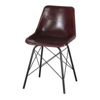 silla de piel camelot 46x82x50