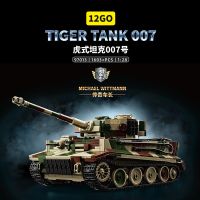 bloques de construccion 12go 97013 tanque tigre 1603 piezas modelo de vehiculo militar ladrillos de ensamblaje diy juguete para ninos y adultos regalo coleccionable