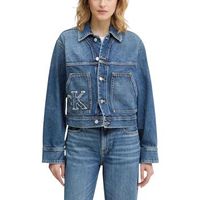 calvin klein jeans cazadora vaquera lv047e906g para mujer