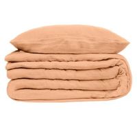 ropa de cama de gasa de algodon rosa 240x220cm