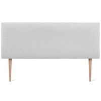 dhome cabecero de lana natural 150x105cm con patas camas 150 - blanco