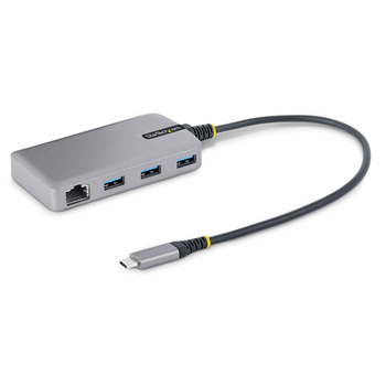 3-Port USB-C Hub w/GbE Ethernet Adapter