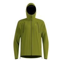 odlo x-alp waterproof pro  chaqueta para correr hombres - verde