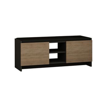 Banco zapatero 2 puertas y 2 nichos l110 cm - roble