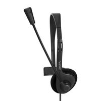logilink hs0054 auricular y casco auriculares alambrico diadema oficinacentro de llamadas negro