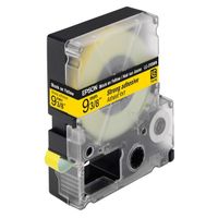 epson lc-3ybw9 cinta superadhesiva negro sobre amarillo 9 mm original
