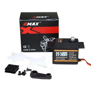 EMAX ES3005 42g Servo Analógico Metálico para Avión RC Impermeable