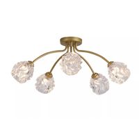 plafon de techo astral 5 luces