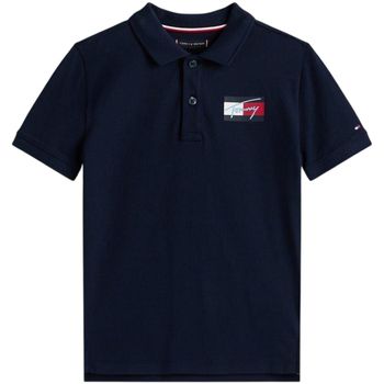 Tommy Hilfiger Polo Script Flag para niña