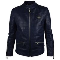 philipp plein sport cazadora de cuero - para hombre