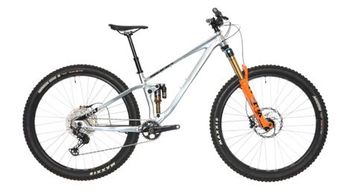 Bicicleta de montana con suspension total sunn kern finest shimano deore xt 12v 29   cromo   naranja t s 158 168 cm   producto reacondicionado