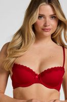 hunkemoller sujetador con aros preformado lola rojo