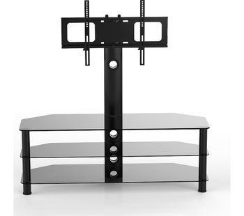 VIVANCO Brisa 1200 TV Stand with Bracket - Black, Black