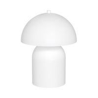 lampara de mesa konvi blanco 2 luces