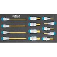 hazet 163-22013 juego de llaves de vaso destornillador r cuadrado hueco 12 pulgadas 125 mm r perfil de hexagono interior r 5 r 6 r 7 r 8 r 10 r 12 r 14 r 17 r 19 r 6 r 7 r 8 r 10 r numero de herramientas 13