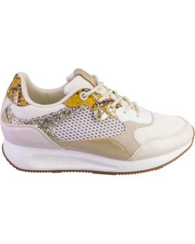de YUMAS 54300 ZAPATILLAS CASUAL DE MUJER BEIGE