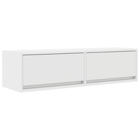 mueble de tv  muebles de salon madera de ingenieria blanco 100x31x255 cm cfw74777