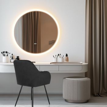 Silla de tela  negro