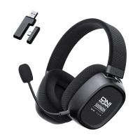 auriculares onikuma gt839 inalambricos bluetooth 54 y 24 ghz gaming negros
