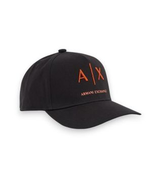 A|X Armani Exchange para hombre. XM002696AF15502MZ731 Gorra Baseball Adjustable negro (OSFA), Casual, Algodón