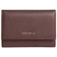 ttm-coccinelle cartera metallic medium para mujer