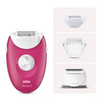 braun silk-epil 3 3-410 epilator with 3 extras