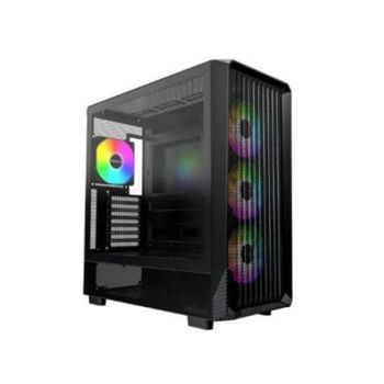 Torre Gaming Montech X5 Black ARGB ATX 3x140mm Ventiladores Vidrio Templado