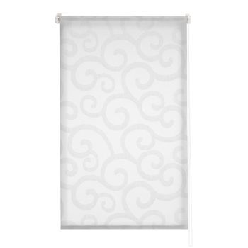 Estoralis - Estor Enrollable Translucido|  Visillo | 170 X 255 Cm (ancho/alto) Tamaño Tela 167 X 250 Cm | Ornella Blanco/gris