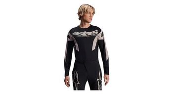 Maillot alpinestars a supra melt negro  hombre