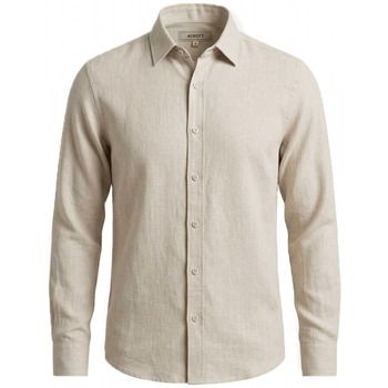 40weft Camisa manga larga BRAID 3164/2670 - 56025-W2139 PANNA para hombre