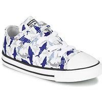 converse zapatillas chuck taylor all star 1v shark bite - ox para nino