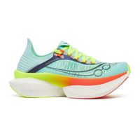 zapatillas saucony endorphin elite 2 azul amarillo ss26 unisex talla 44 - eur