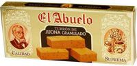 caja de 24 unidades de turron de jijona blando el abuelo
