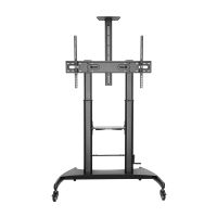 soporte de suelo aisens sste-100ml eco rueda manivela altura 100kg tv 60-100r