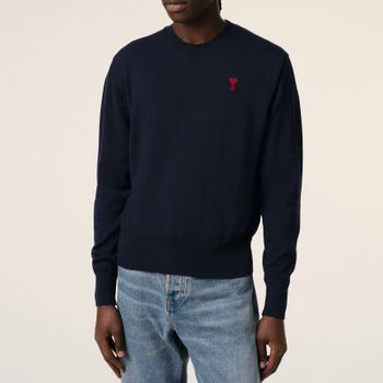 AMI Red de Coeur Wool Jumper - XS