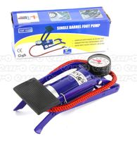 single cylinder foot pump with gauge